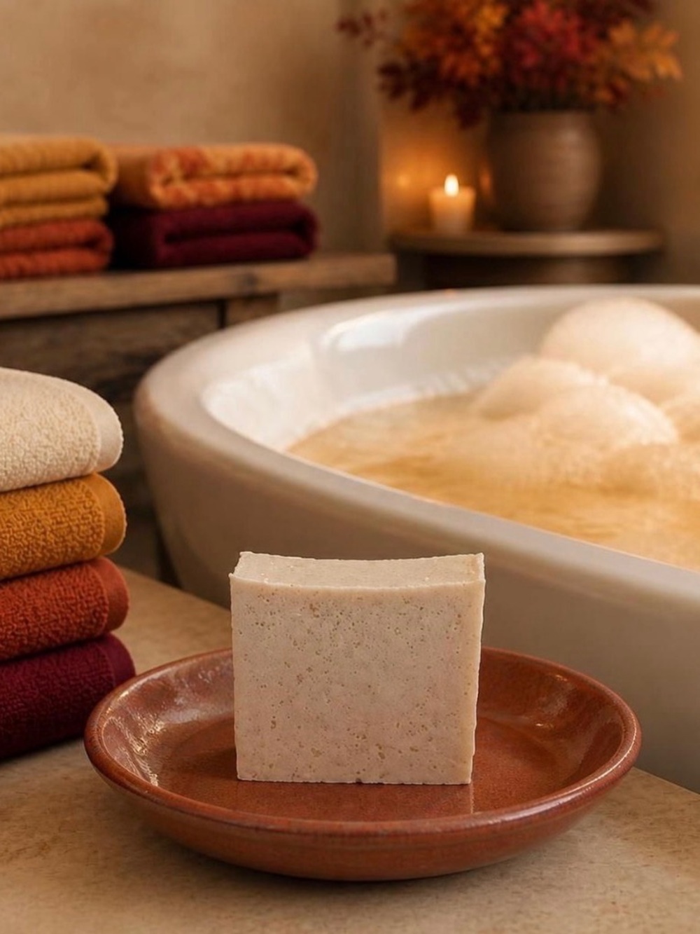 Oatmeal Shea Butter Blend Soap Orchid & Vine Skin nutrition Milk & Honey Cream